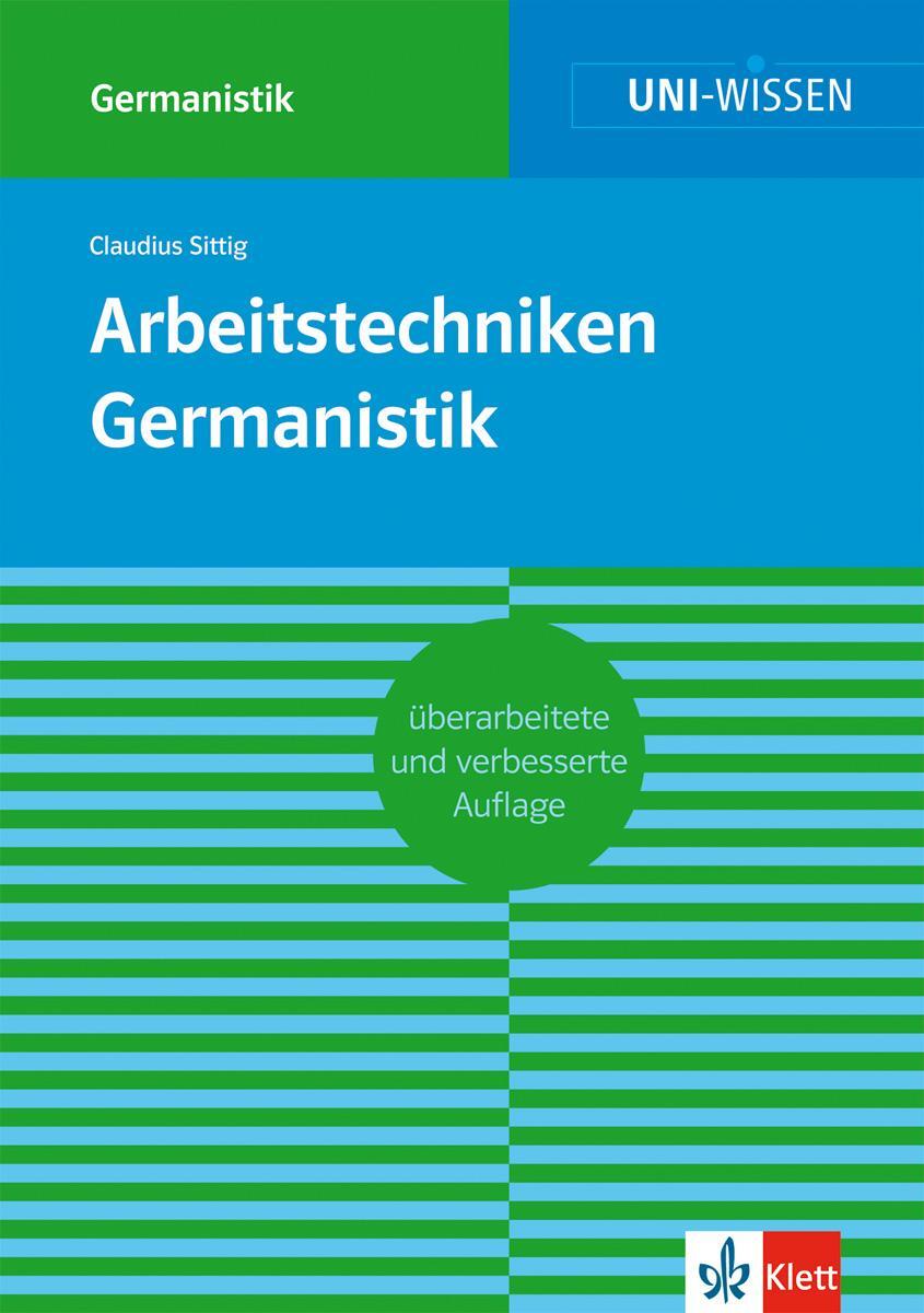 Cover: 9783129390153 | Arbeitstechniken Germanistik | Claudius Sittig | Taschenbuch | Deutsch