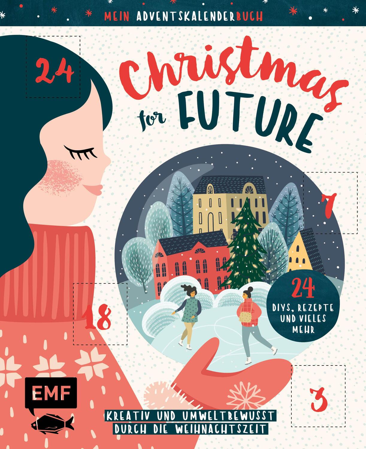 Cover: 9783745900811 | Mein Adventskalender-Buch: Christmas for Future - Kreativ und...