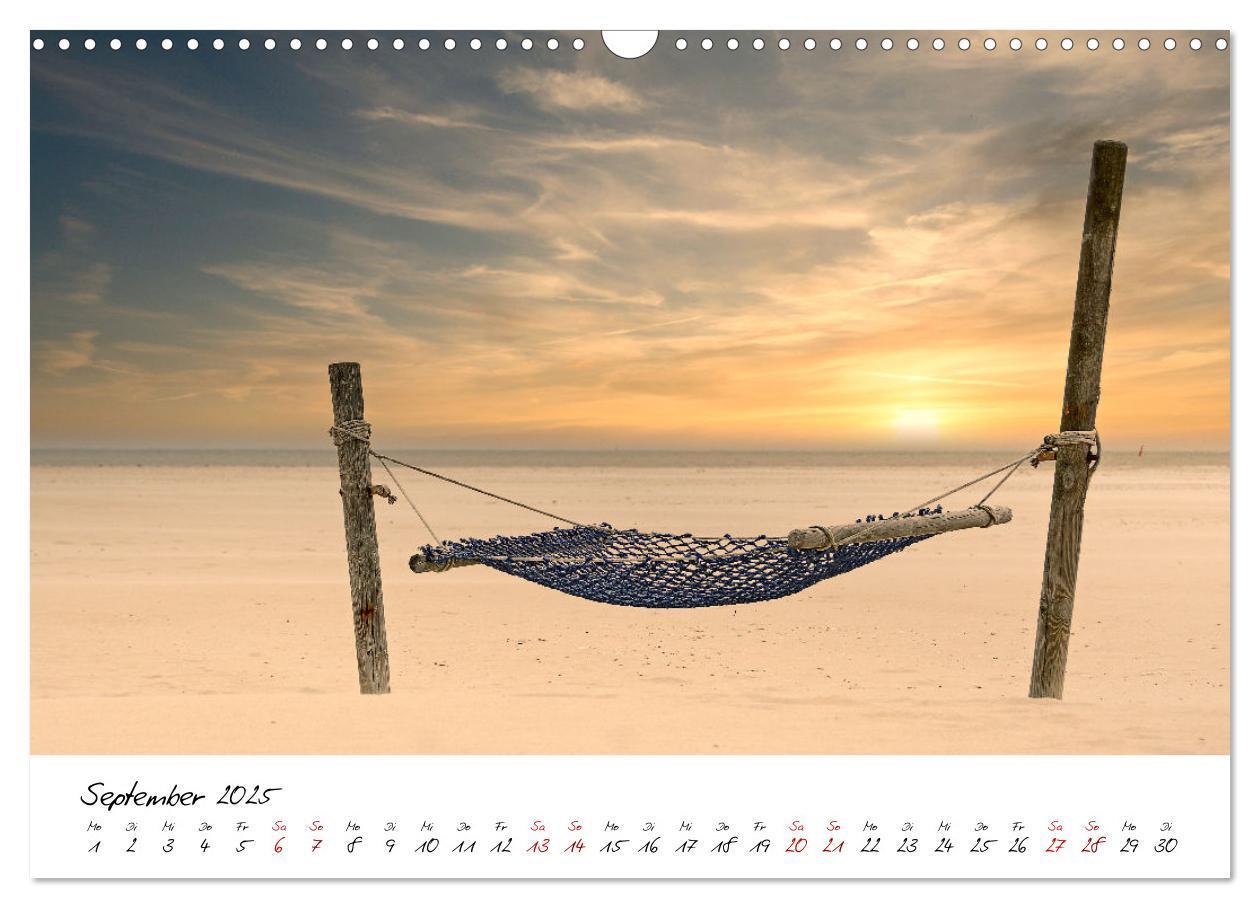 Bild: 9783435037018 | Traumhafte Sonnenuntergänge an der Nordsee (Wandkalender 2025 DIN...