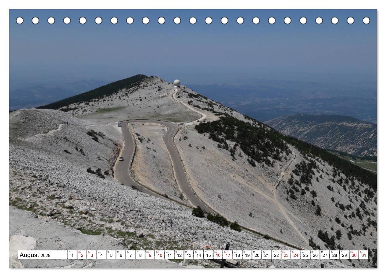 Bild: 9783435348756 | Mit dem Rennrad zum Mont Ventoux (Tischkalender 2025 DIN A5 quer),...