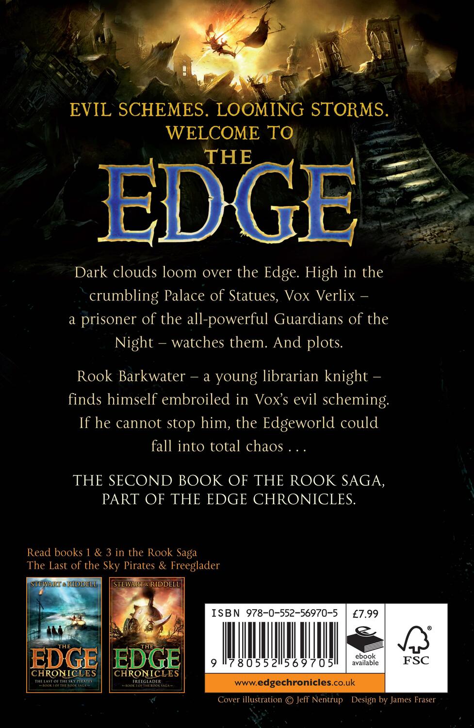 Rückseite: 9780552569705 | The Edge Chronicles 8: Vox | Second Book of Rook | Stewart (u. a.)