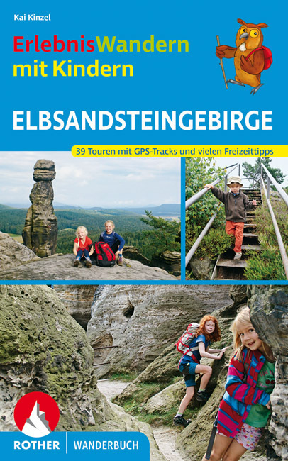 Cover: 9783763331772 | ErlebnisWandern mit Kindern Elbsandsteingebirge | Kaj Kinzel | Buch