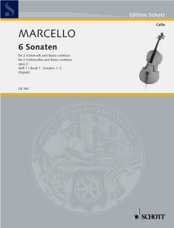 Cover: 9790001116800 | 6 Sonatas | Benedetto Marcello | Buch | Schott Music