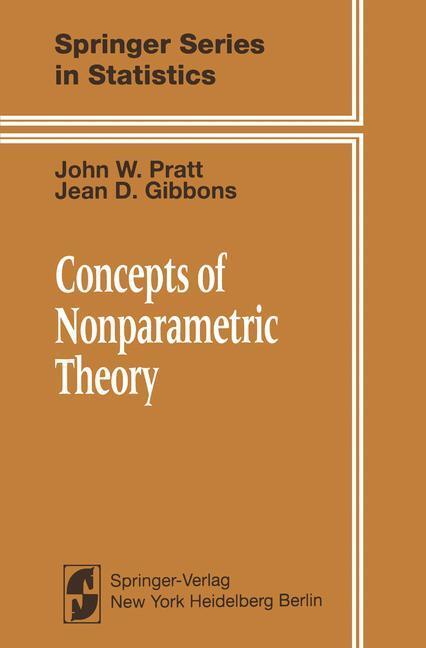 Cover: 9781461259336 | Concepts of Nonparametric Theory | J. D. Gibbons (u. a.) | Taschenbuch