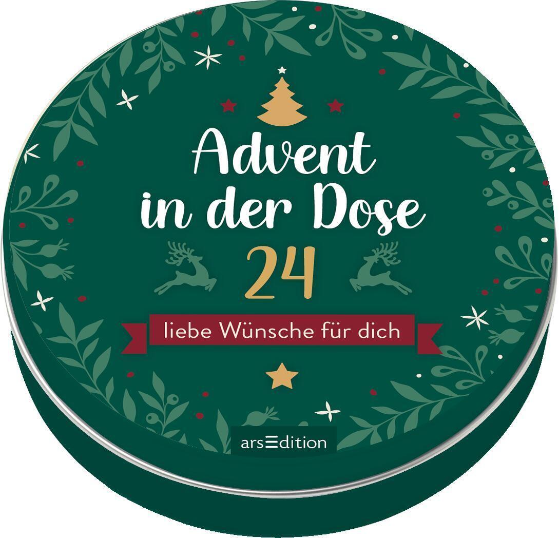 Cover: 9783845854144 | Advent in der Dose. 24 liebe Wünsche für dich | Taschenbuch | 24 S.