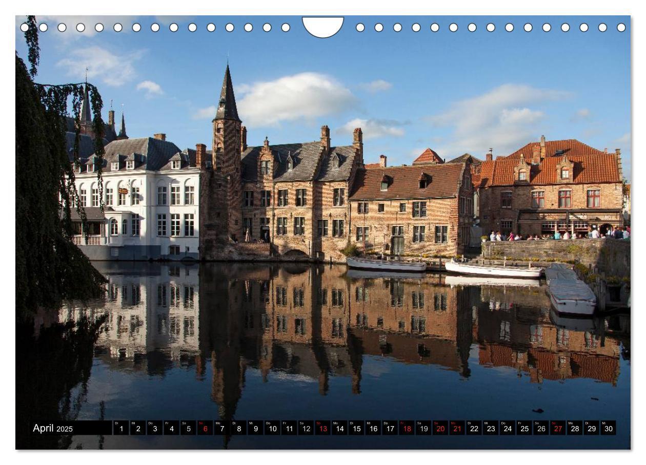 Bild: 9783435702510 | Brügge - Belgien (Wandkalender 2025 DIN A4 quer), CALVENDO...