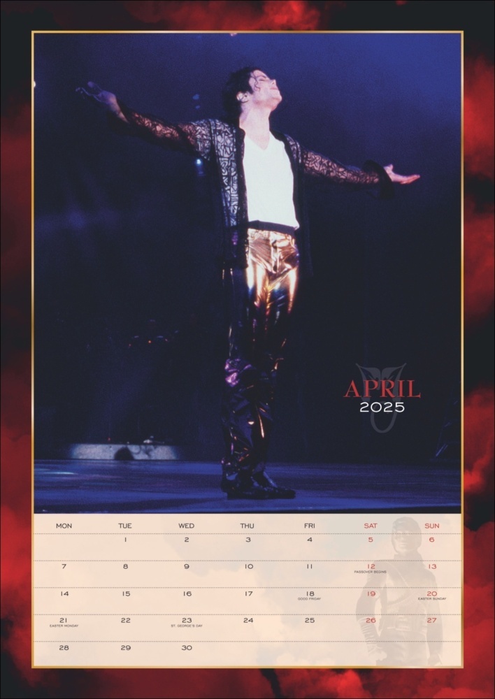 Bild: 9783840196737 | Michael Jackson Posterkalender 2025 | Kalender | Spiralbindung | 14 S.