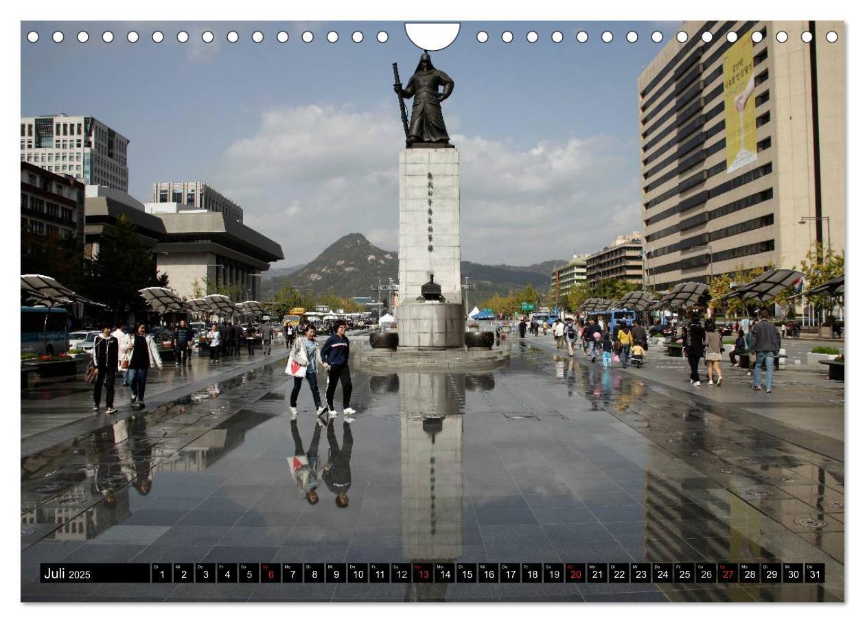 Bild: 9783435741823 | Seoul (Wandkalender 2025 DIN A4 quer), CALVENDO Monatskalender | 2025