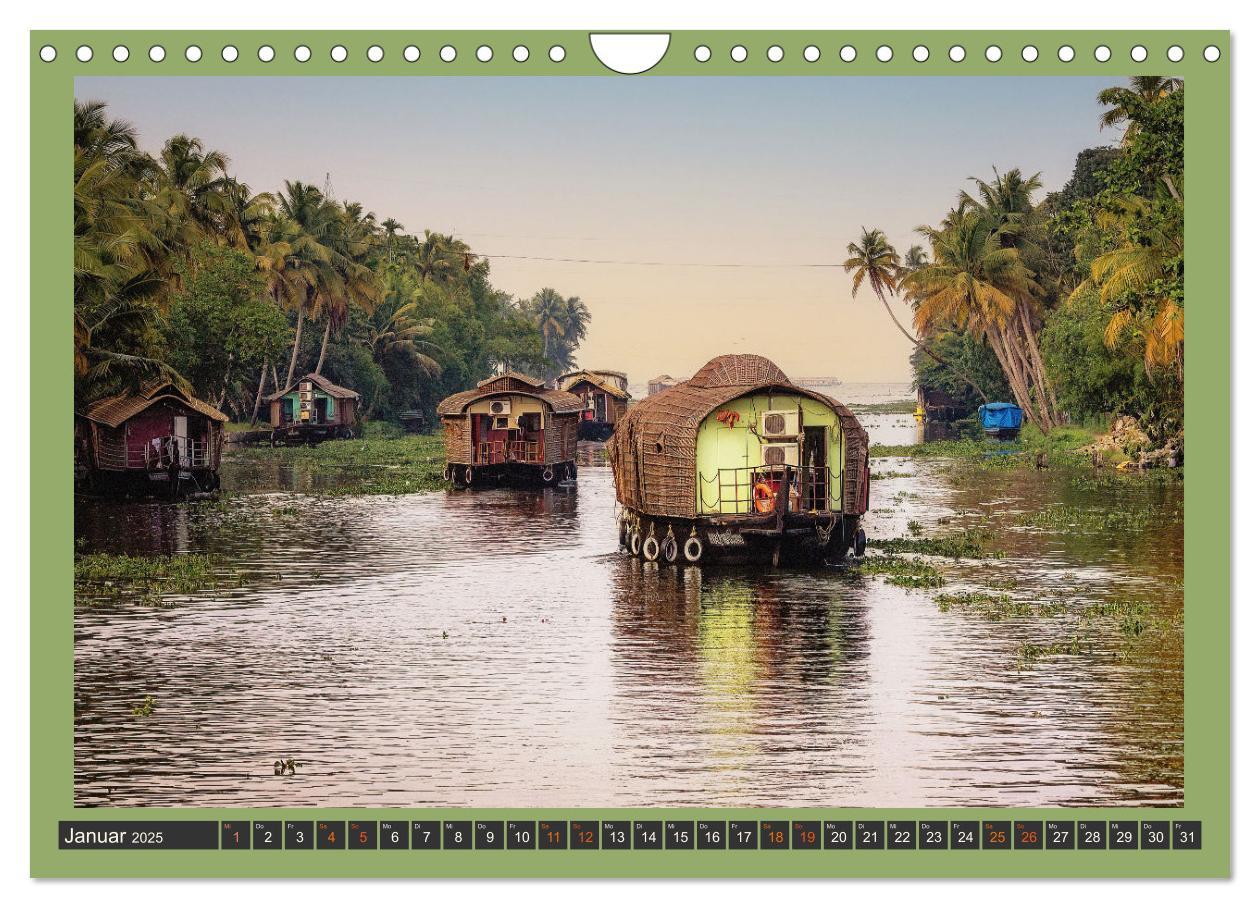 Bild: 9783435069859 | Kerala Backwaters - mit dem Hausboot durch die tropische Wasserwelt...