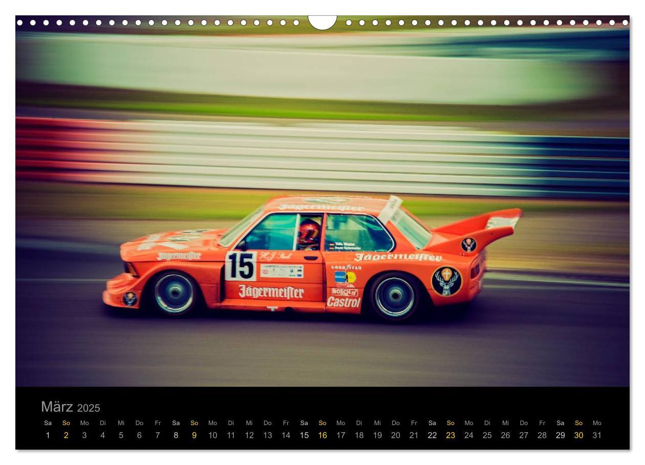 Bild: 9783435476572 | Classic BMW Racing (Wandkalender 2025 DIN A3 quer), CALVENDO...