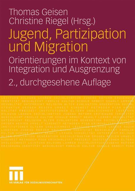 Cover: 9783531166186 | Jugend, Partizipation und Migration | Christine Riegel (u. a.) | Buch