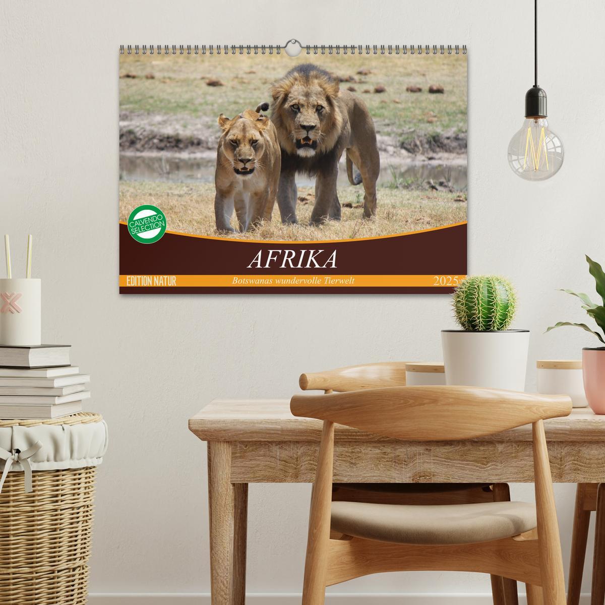 Bild: 9783435419074 | Afrika. Botswanas wundervolle Tierwelt (Wandkalender 2025 DIN A3...