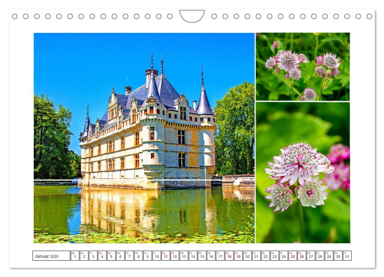 Bild: 9783383850653 | Schlösser der Loire - Romantik Pur (Wandkalender 2025 DIN A4 quer),...