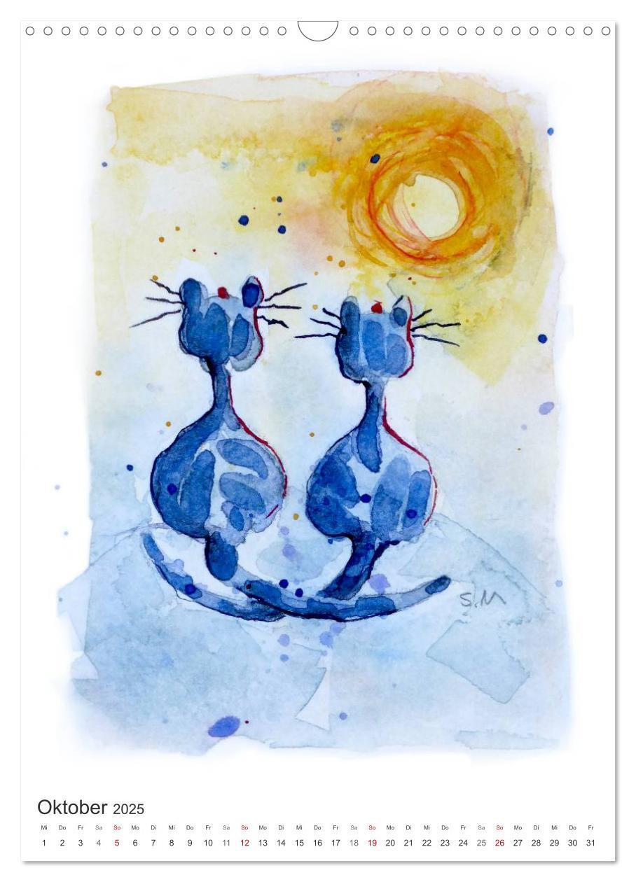 Bild: 9783435852666 | CATS - silent moments, besinnliche Momente (Wandkalender 2025 DIN...