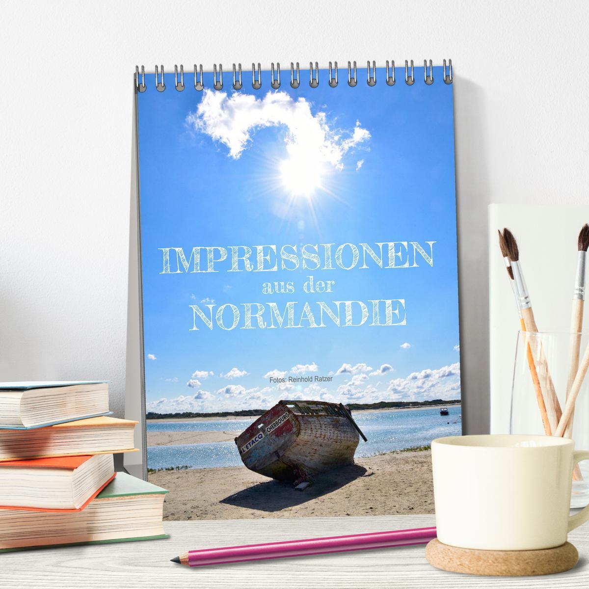 Bild: 9783435911677 | Impressionen aus der Normandie (Tischkalender 2025 DIN A5 hoch),...