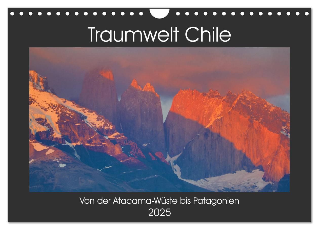 Cover: 9783435220908 | Traumwelt Chile (Wandkalender 2025 DIN A4 quer), CALVENDO...