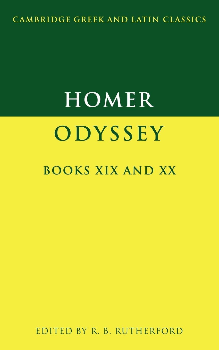 Cover: 9780521347600 | Homer | Odyssey Books XIX and XX | Cambridge Greek and Latin Classics