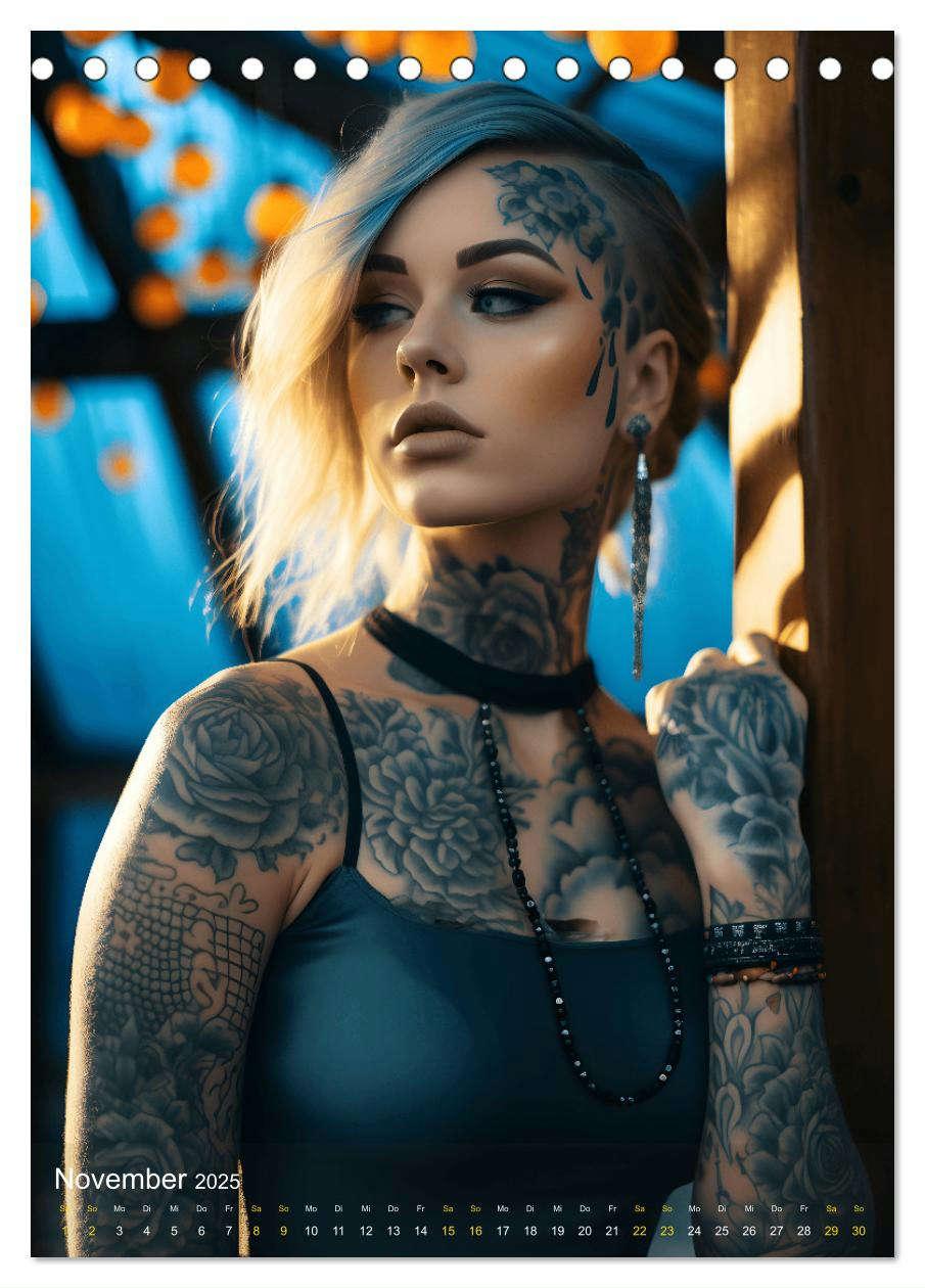 Bild: 9783435852338 | Tattoo Schönheiten - zwölf Monate, zwölf Frauen und jede Menge...