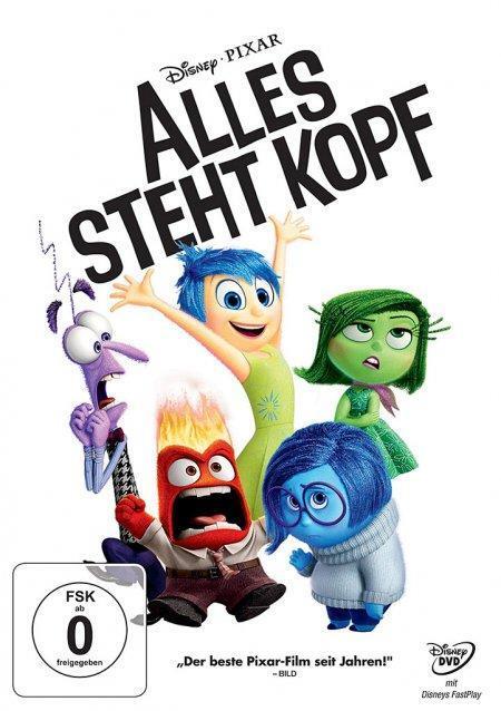 Cover: 8717418470043 | Alles steht Kopf | Pete Docter (u. a.) | DVD | 1x DVD-9 | Deutsch