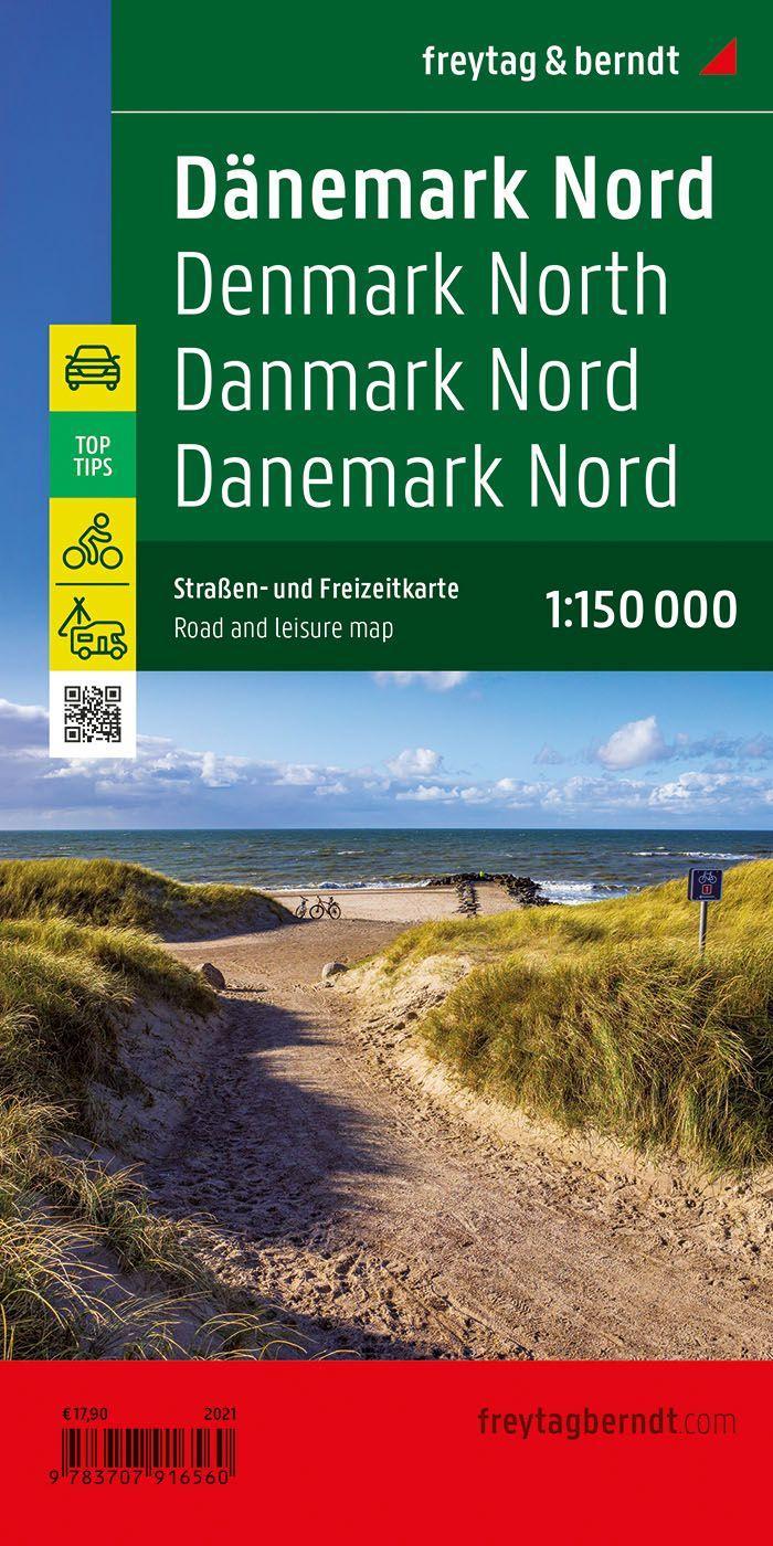 Bild: 9783707916560 | Dänemark Nord und Süd, Straßenkarten-Set 1:150.000, freytag &amp; berndt