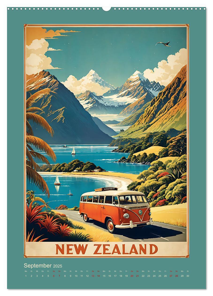 Bild: 9783383770661 | World Travel Poster - nostalgische Reise um die Welt (Wandkalender...