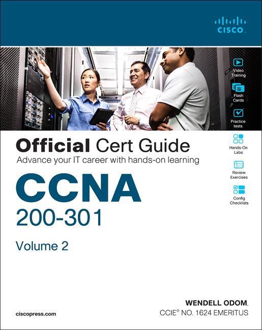 Cover: 9781587147135 | CCNA 200-301 Official Cert Guide, Volume 2 | Wendell Odom | Buch