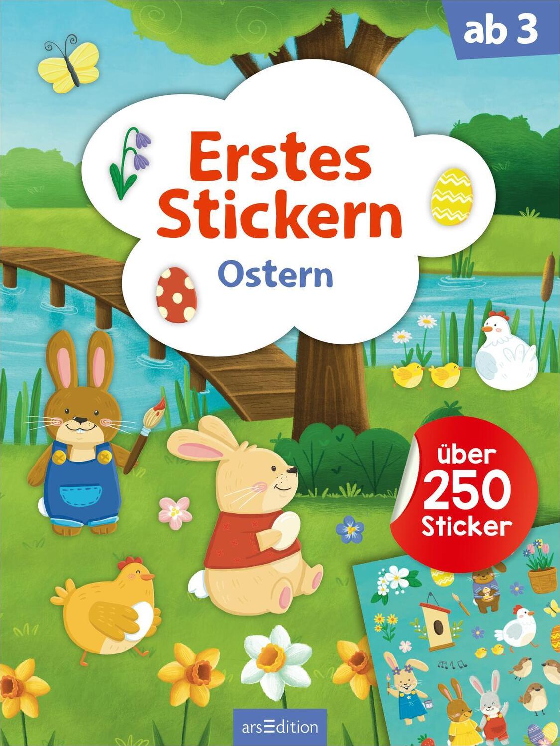 Bild: 9783845855035 | Erstes Stickern - Ostern | Broschüre | Softcover mit Stickerbögen