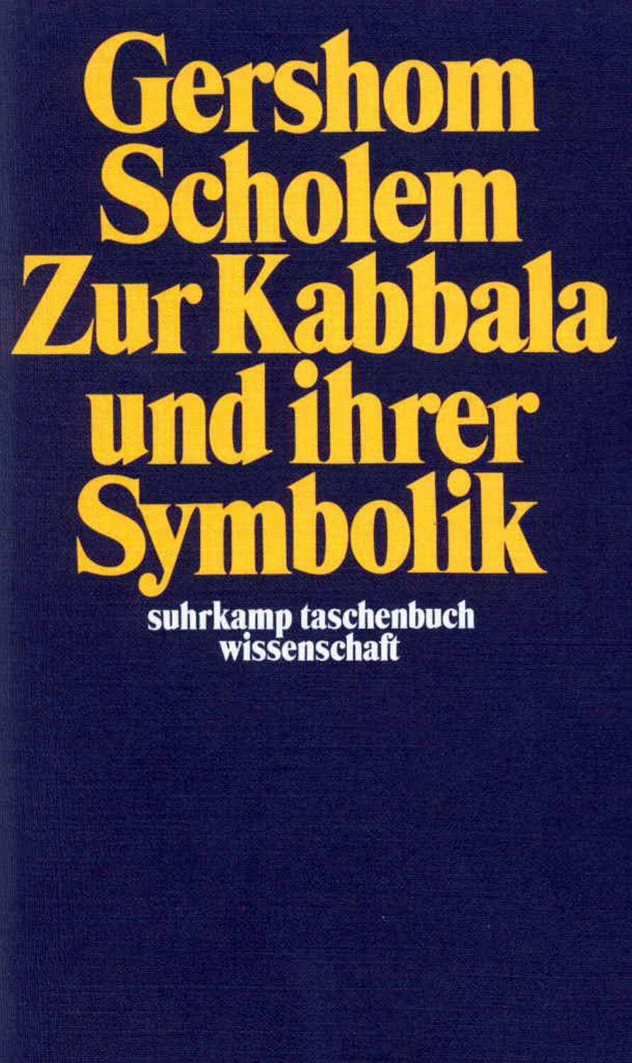 Cover: 9783518276136 | Zur Kabbala und ihrer Symbolik | Gershom Scholem | Taschenbuch | 1973