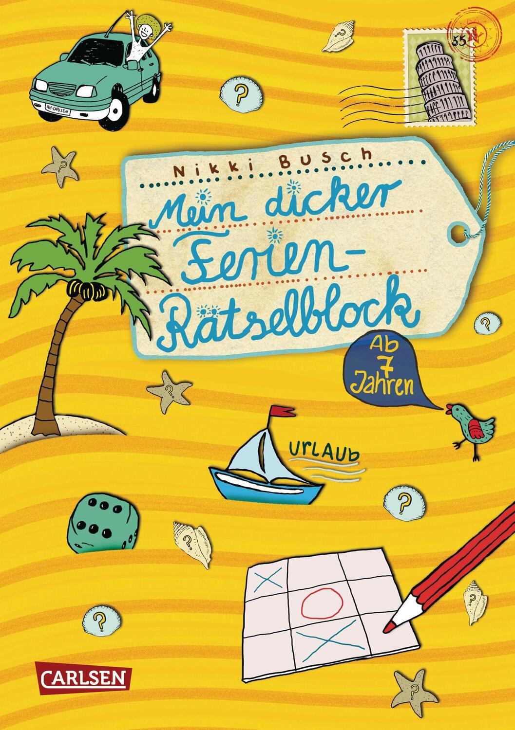 Cover: 9783551183064 | Mein dicker Ferien Rätselblock | Nikki Busch | Taschenbuch | Deutsch