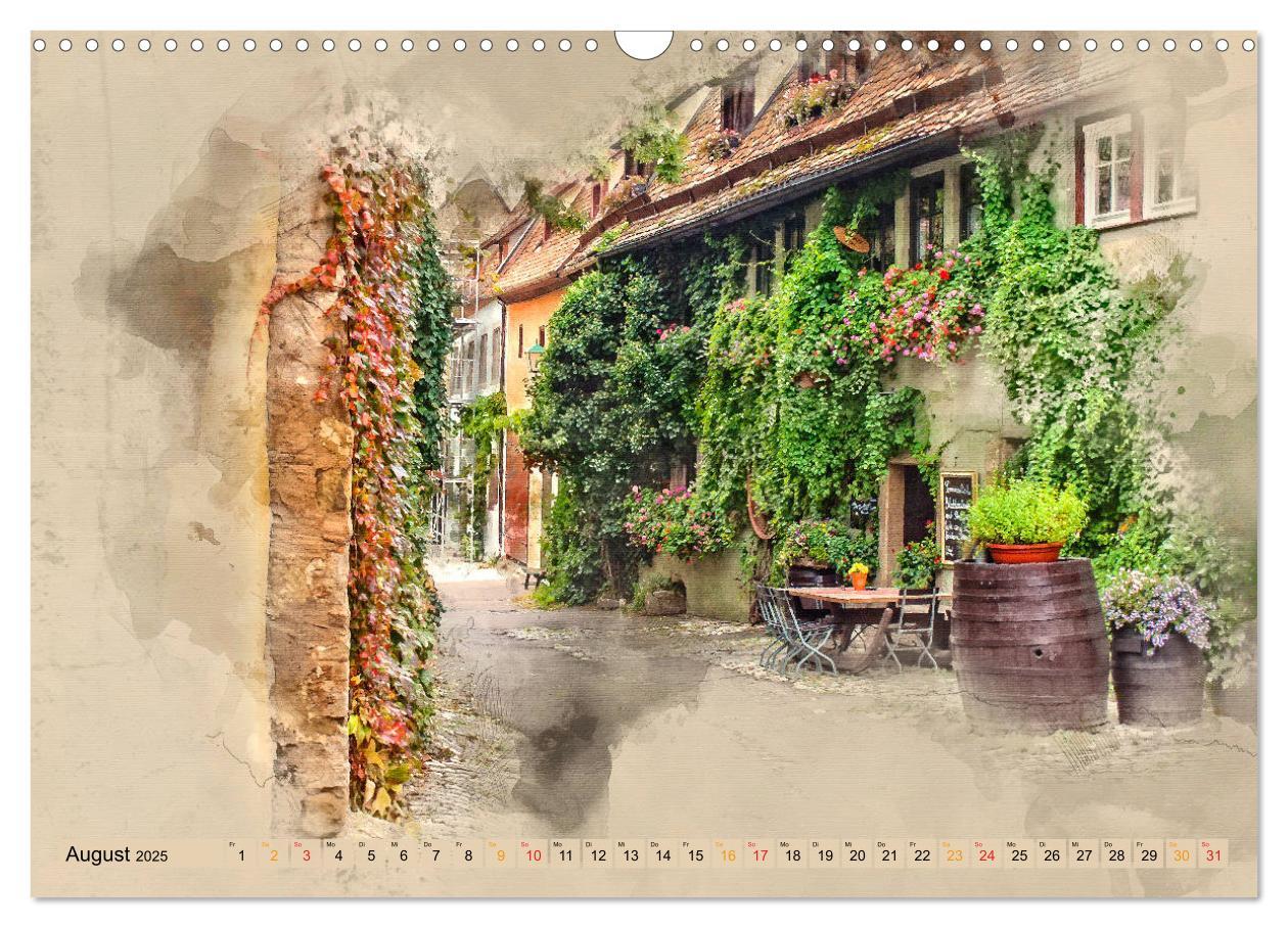 Bild: 9783435409778 | Romantische Städte - Rothenburg ob der Tauber (Wandkalender 2025...