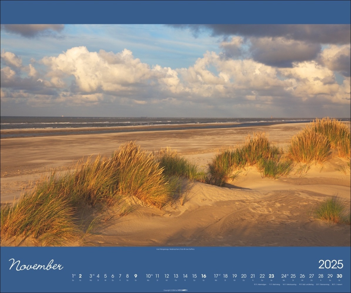 Bild: 9783839900673 | Nordsee Kalender 2025 | Uwe Steffens | Kalender | Spiralbindung | 2025