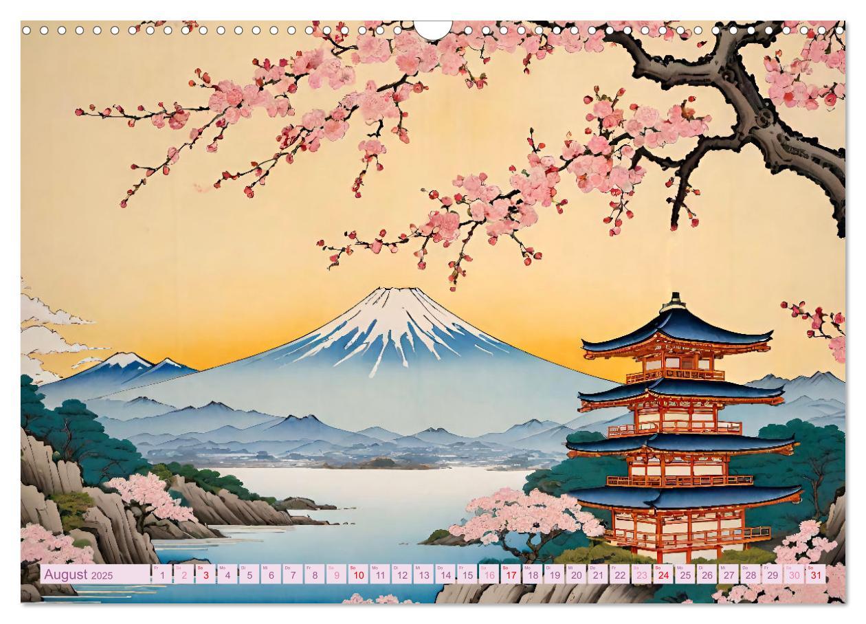 Bild: 9783383824982 | Hanami in Japan (Wandkalender 2025 DIN A3 quer), CALVENDO...