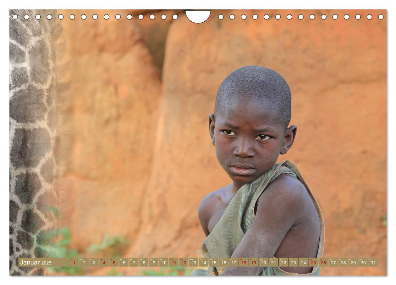 Bild: 9783383923982 | Afrika Kinder (Wandkalender 2025 DIN A4 quer), CALVENDO Monatskalender