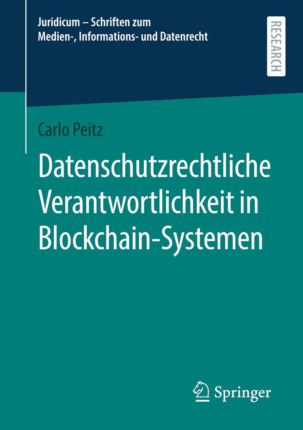 Cover: 9783658320492 | Datenschutzrechtliche Verantwortlichkeit in Blockchain-Systemen | Buch