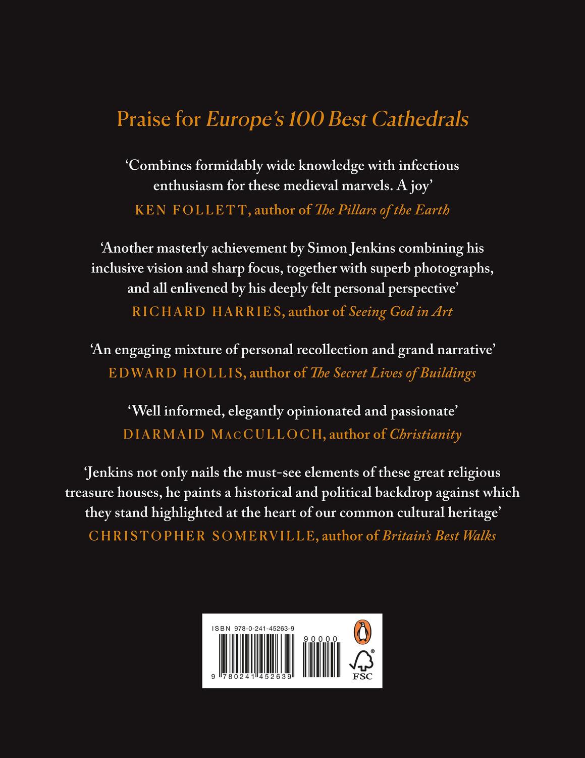 Rückseite: 9780241452639 | Europe's 100 Best Cathedrals | Simon Jenkins | Buch | Englisch | 2021