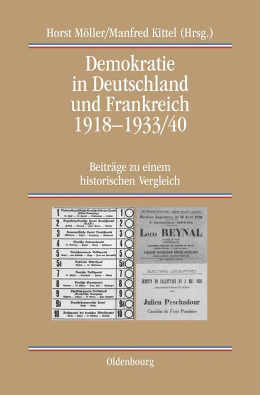 Cover: 9783486565874 | Demokratie in Deutschland und Frankreich 1918-1933/40 | Kittel (u. a.)
