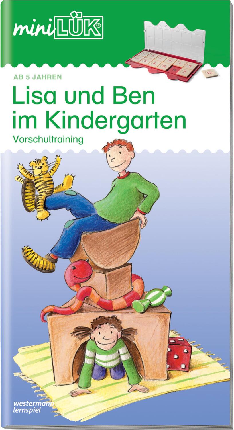 Cover: 9783894141233 | miniLÜK. Lisa und Ben im Kindergarten | Vorschultraining | Broschüre