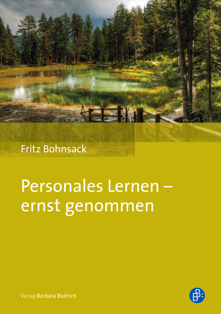 Cover: 9783847423553 | Personales Lernen - ernst genommen | Fritz Bohnsack | Taschenbuch