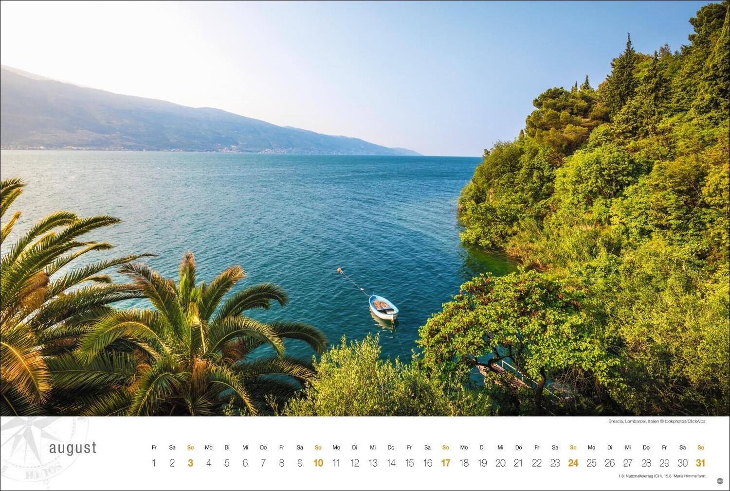 Bild: 9783756404896 | Gardasee Globetrotter Kalender 2025 - Von romantischen Buchten und...