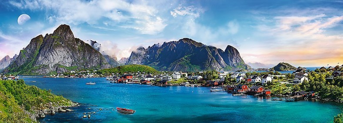 Bild: 5900511295009 | Lofoten-Archipel (Puzzle) | Norwegen. Panorama-Puzzle | Spiel | 2020