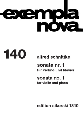 Cover: 9790003016160 | Sonate Nr. 1 | Alfred Schnittke | Buch | 1989 | Sikorski Edition