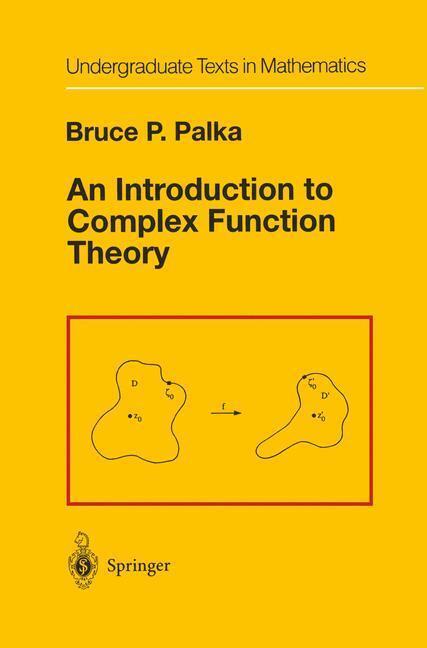 Bild: 9781461269670 | An Introduction to Complex Function Theory | Bruce P. Palka | Buch
