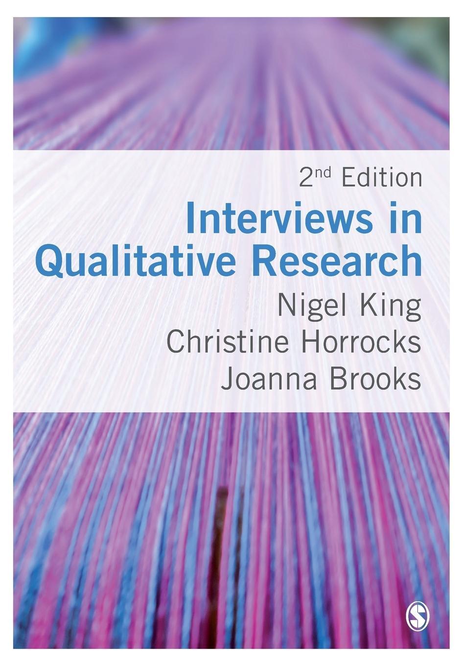 Cover: 9781446274972 | Interviews in Qualitative Research | Nigel King | Taschenbuch | 2018