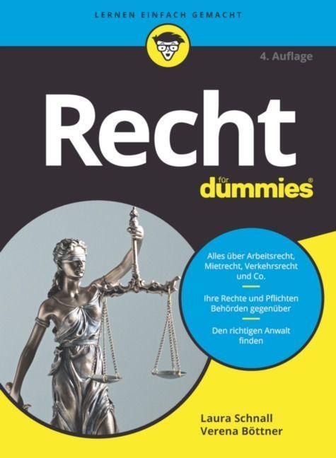 Cover: 9783527720088 | Recht für Dummies | Laura Schnall (u. a.) | Taschenbuch | für Dummies