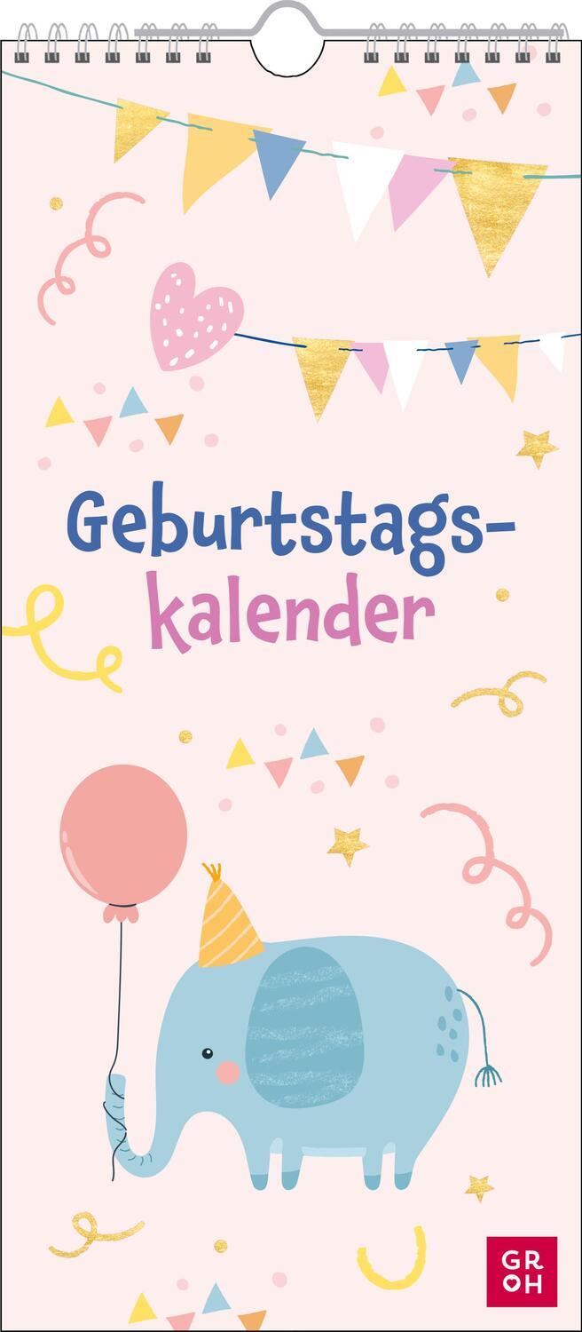 Cover: 4036442012505 | Immerwährender Geburtstagskalender Tiere | Groh Verlag | Kalender