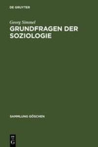 Cover: 9783110102390 | Grundfragen der Soziologie | (Individuum und Gesellschaft) | Simmel