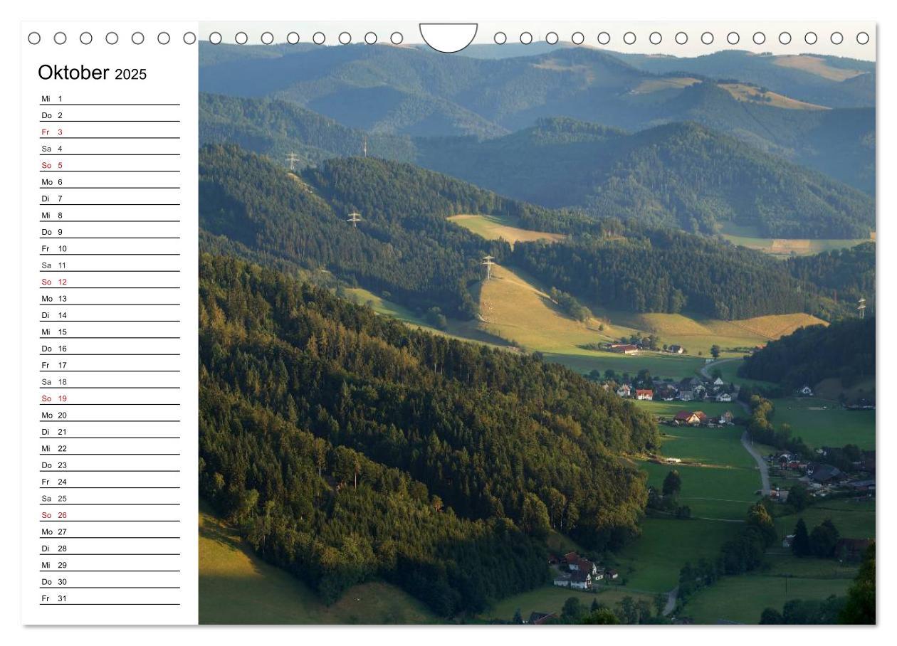 Bild: 9783435525058 | Südschwarzwald - Impressionen (Wandkalender 2025 DIN A4 quer),...