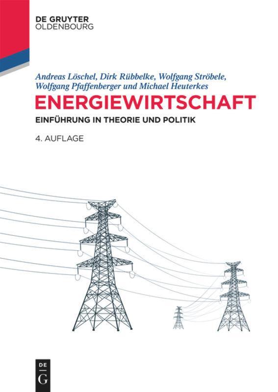 Cover: 9783110556322 | Energiewirtschaft | Einführung in Theorie und Politik | Taschenbuch
