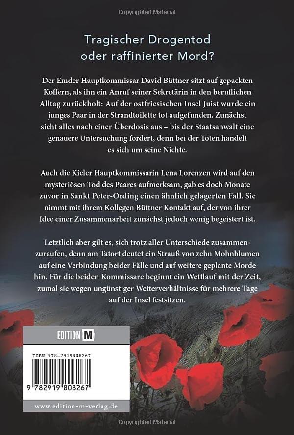 Rückseite: 9782919808267 | Juister Mohn | Ostfrieslandkrimi | Anna Johannsen (u. a.) | Buch