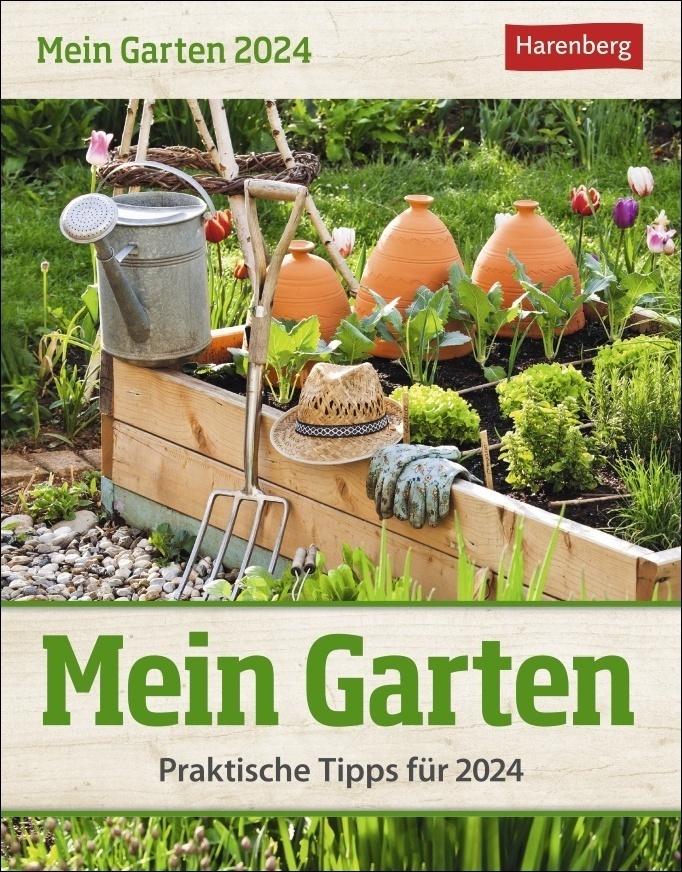 Cover: 9783840029141 | Mein Garten Tagesabreißkalender 2024. Tischkalender für jeden Tag....